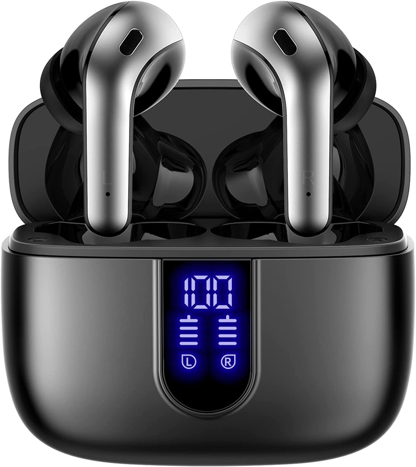 TAGRY true wireless earbuds with charging case